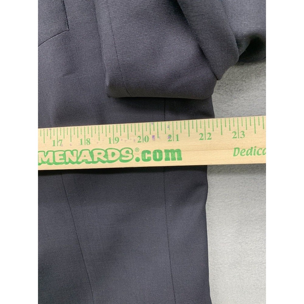 346 Brooks Brothers Sports Coat Blazer Mens Size 43 L Blue 2009 Two Button Front - Picture 6 of 16